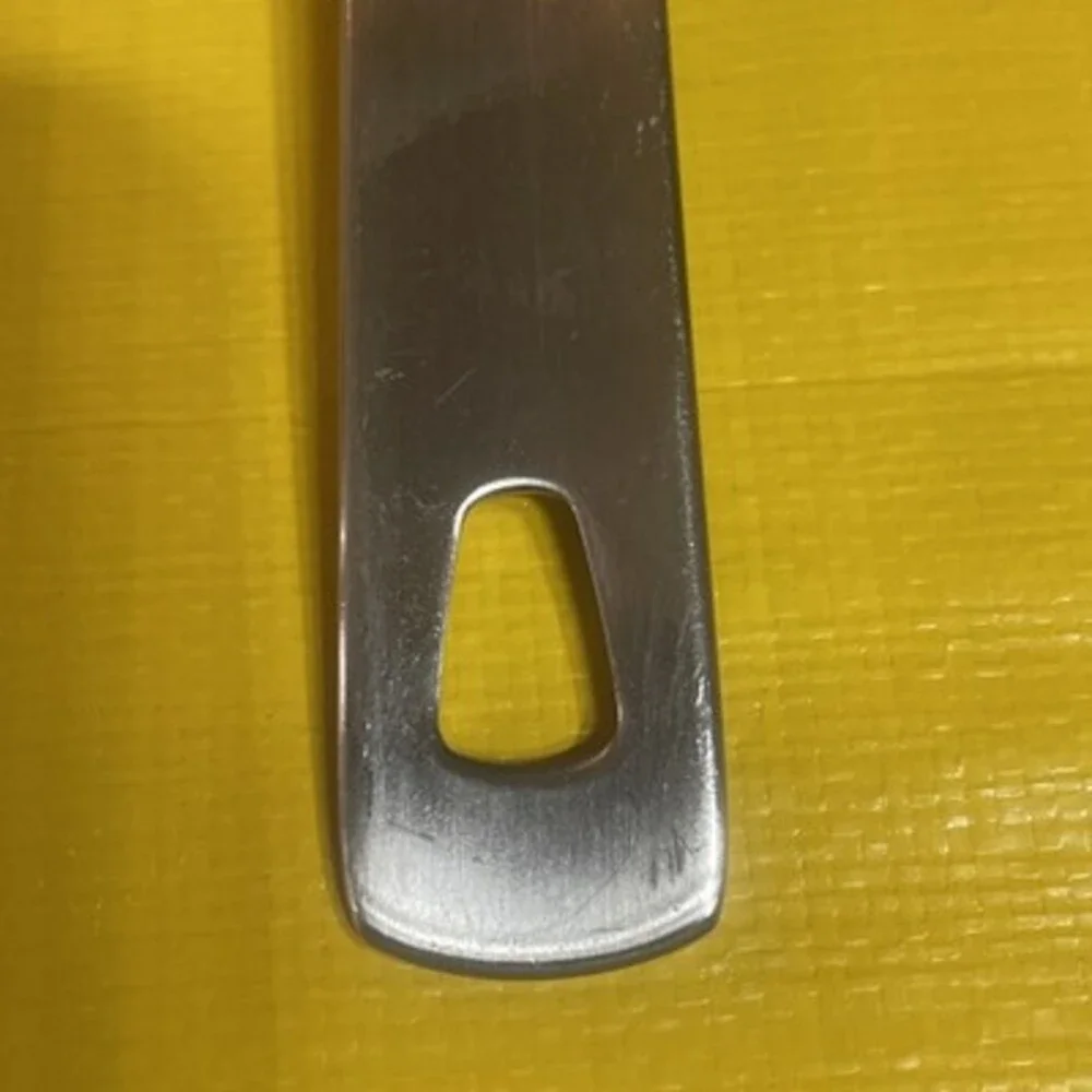 Williams-Sonoma 18/10 Stainless Steel Solid Serving Spoon Cutout Hanging Handle